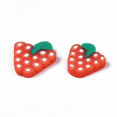 Autumn Theme Handmade Polymer Clay Cabochons CLAY-N006-57B-1