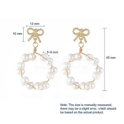 Dangle Stud Earrings EJEW-JE03750-1