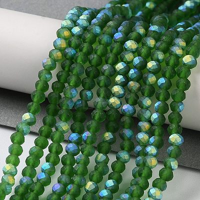 Imitation Jade Glass Beads Strands EGLA-A034-T3mm-MB24-1