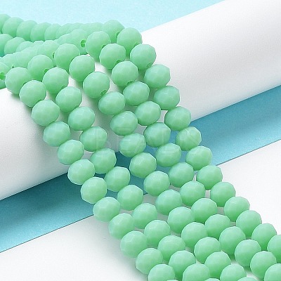 Glass Beads Strands EGLA-A034-P6mm-MD14-1