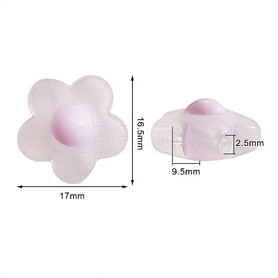 Transparent Acrylic Beads FACR-CJ0001-03-1