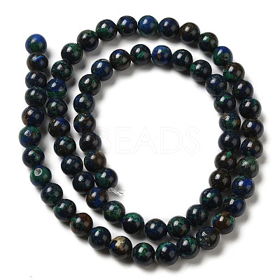 Natural Azurite Beads Strands G-H298-A01-02-1