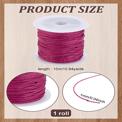 1 Roll Waxed Cotton Thread Cords YC-LP0001-01N-1