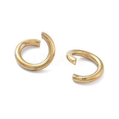 Ion Plating(IP) 304 Stainless Steel Open Jump Rings STAS-M081-01G-08-1