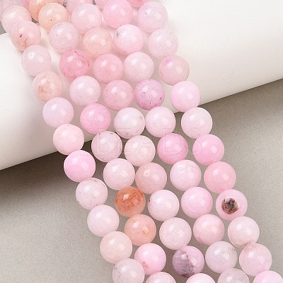 Natural Imitation Pink Opal Beads Strands G-G992-A03-1