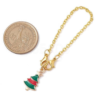 Christmas Alloy Enamel Cup Charms HJEW-JM02301-1