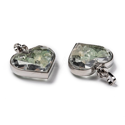Glass Bottle Pendants G-Z010-02D-1
