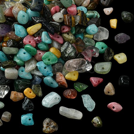 1 Strand Mixed Gemstone Chip Beads Strands G-FS0005-78-1