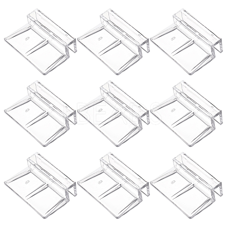 Olycraft Aquarium Fish Tank Acrylic Clips Glass Cover Support Holders AJEW-OC0002-17-1