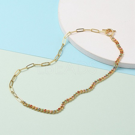 Chain Necklaces NJEW-JN03229-04-1
