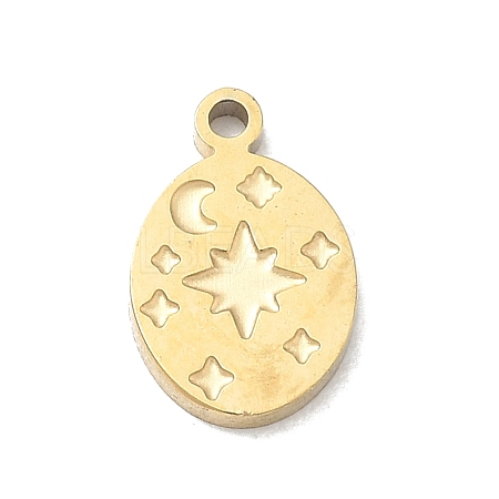 304 Stainless Steel Charms SA-CBA2714-01C-G-1