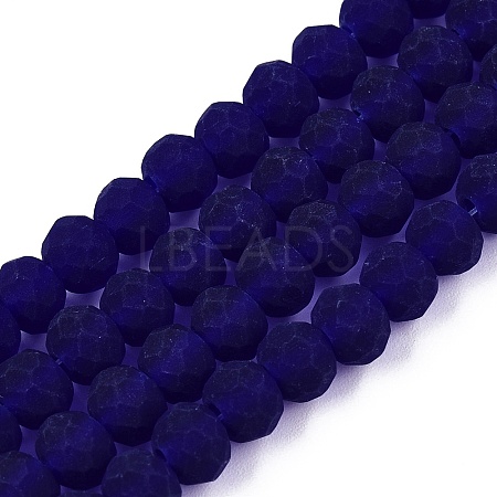 Transparent Glass Beads Strands LS-EGLA-A044-T6mm-MD06-1
