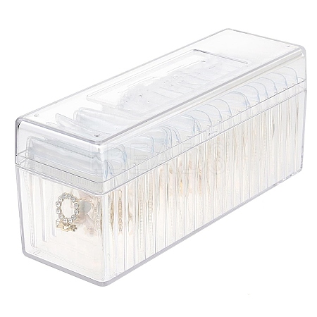 Rectangle Acrylic Jewelry Organizer Storage Boxes PW-WG6545E-07-1