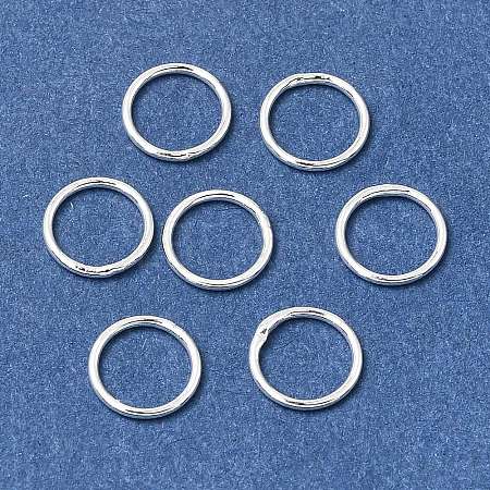 Brass Closed Jump Rings KK-CBA1A60-06B-S-1