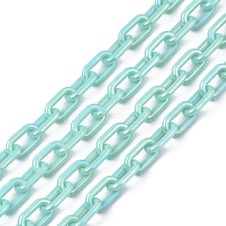 Acrylic Opaque Cable Chains PACR-N009-002D-1
