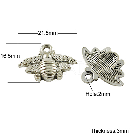 Tibetan Style Alloy Pendants X-TIBEP-S018-AS-FF-1