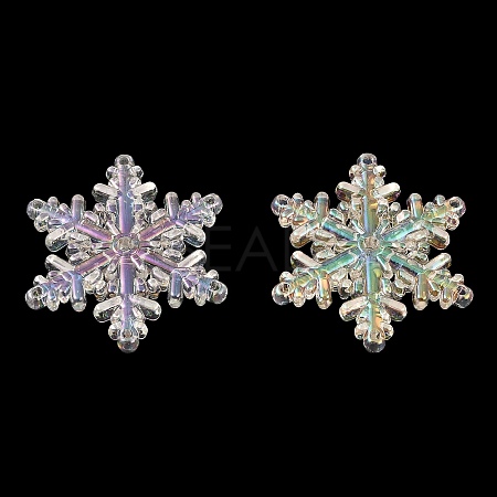 UV Plating Rainbow Iridescent Acrylic Chandelier Component Links SACR-A002-03A-1
