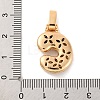 Brass Micro Pave Cubic Zirconia Pendants KK-C076-29C-G01-3