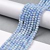 Faceted Electroplated Glass Beads Strands X-GLAA-C023-02-C16-3