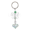 Acrylic Heart with Bowknot Keychains KEYC-JKC00612-2