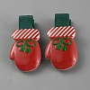 Cute Christmas Acrylic Alligator Hair Clips PHAR-WH0013-03D-1