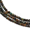 Natural Chrysocolla and Lapis Lazuli Beads Strands G-K373-B04-04-01-4