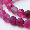 Natural Grade A Striped Agate/Banded Agate Beads Strands G-E478-01-6mm-3