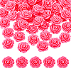 80Pcs Opaque Resin Cabochons RESI-DC0001-61B-1