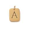 304 Stainless Steel Charms LS-STAS-R001-01G-A-1
