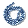 Eco-Friendly Dyed Glass Pearl Round Bead Strands X-HY-A008-6mm-RB015-3