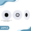 20Pcs Eyes Polyester Embroidery Iron on/Sew on Patches DIY-GA0010-06A-01-2