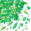 180Pcs 5 Styles Transparent Acrylic Pendants TACR-BM0001-04-1