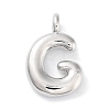 Rack Plating Brass Balloon Letter Pendants X-KK-C050-01P-G-1