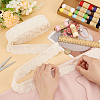 15 Yards Cotton Embroidery Bowknot Lace Ribbons OCOR-WH0045-35C-3