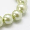 Glass Pearl Beads Strands X-HY-6D-B04-1
