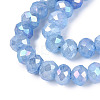 Dyed Crackle Imitation Jade Glass Beads Strands EGLA-Q131-02B-03-3