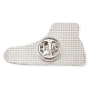Platinum Alloy Enamel Brooches JEWB-I035-02P-03-2