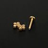 G23 Titanium Micro Pave Clear Cubic Zirconia Labrets WG4B733-09-3