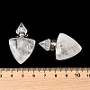 Natural Mixed Stone Perfume Bottle Pendants G-L623-10P-4