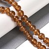 Handmade Gold Sand Lampwork Beads LAMP-Z009-01G-2