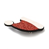 Christmas Theme PU Leather Brooch JEWB-C004-01G-3