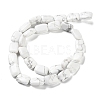 Natural Howlite Beads Strands G-K357-D05-01-3