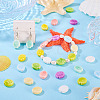 18Pcs 9 Colors Handmade Porcelain Ceramic Beads PORC-TA0001-50-7