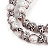 Transparent Baking Paint Glass Beads Strands DGLA-N009-10mm-08-4