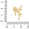 Brass Micro Pave Cubic Zirconia Pendants ZIRC-P122-05D-G01-3
