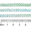 Transparent Painted Glass Beads Strands X1-DGLA-A034-T4mm-A16-3
