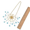 304 Stainless Steel Sun Shape Hanging Suncatcher HJEW-JM05031-02-3
