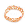 Bling Glass Beaded Stretch Bracelet BJEW-N018-03-3