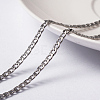 Non-Tarnish 3.28 Feet 304 Stainless Steel Twisted Chain Curb Chains X-CHS-H007-29P-1