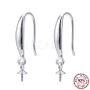 925 Sterling Silver Earring Hooks STER-E062-02S-7